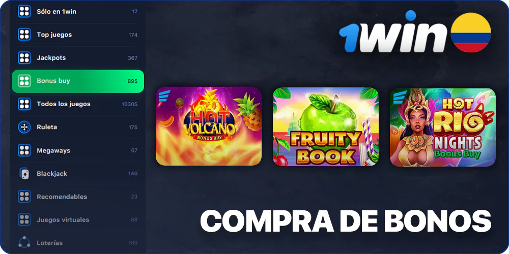 Grupo de juegos Compra de bonos en 1Win