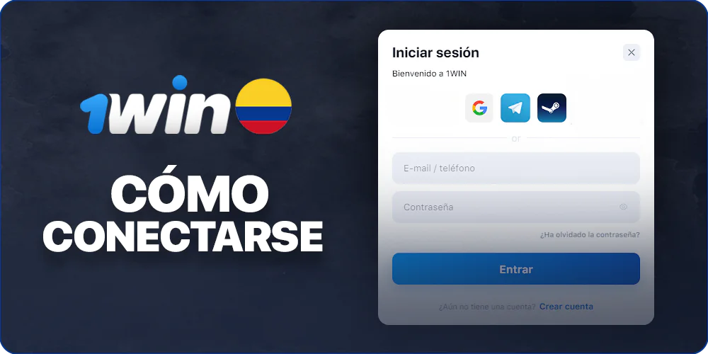 Cómo conectarse al sitio web de 1win